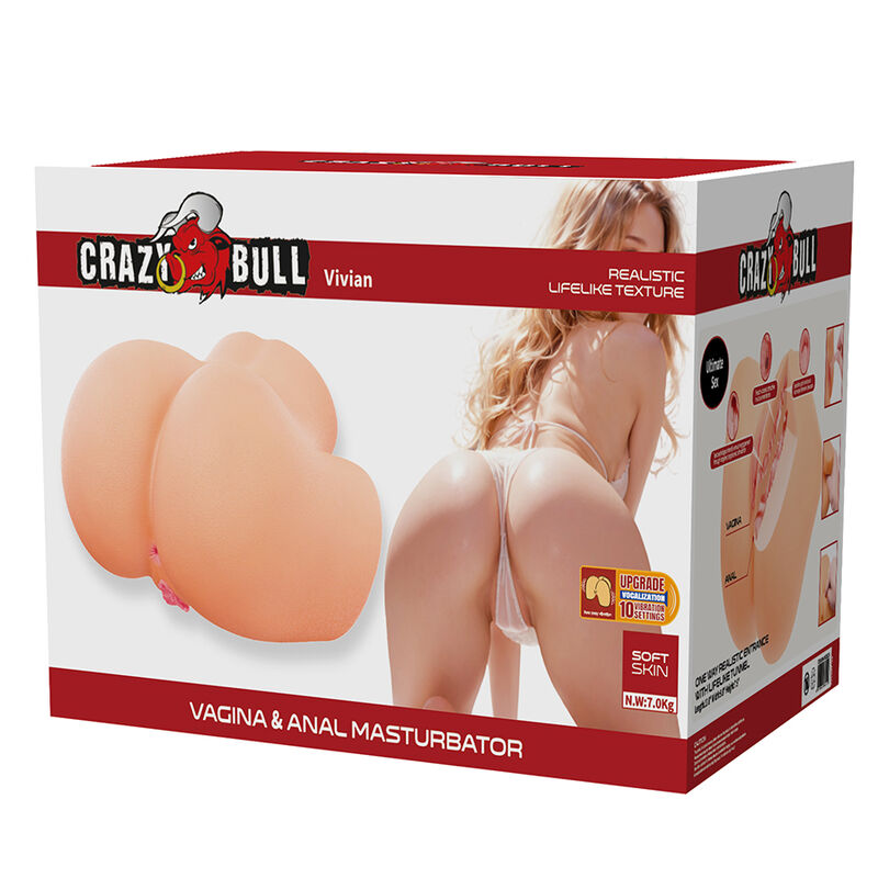 Crazy Bull-Vivian Masturbatore Vibratore Vagina e Ano · Masturbatori (immagine 6)