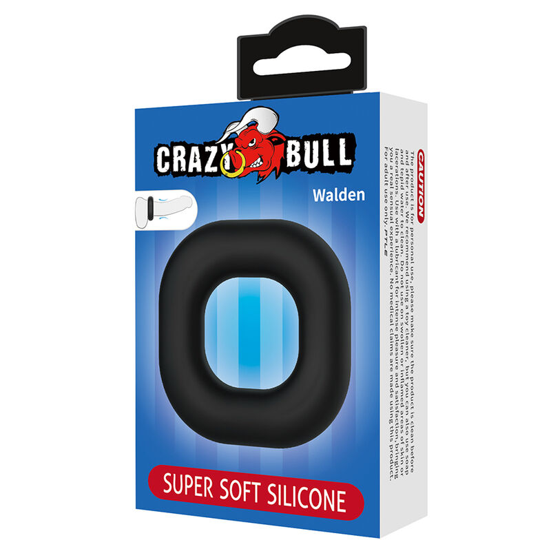 Crazy Bull-Walden Anello per Pene in Silicone Nero · Anelli & Guaine per pene (imaginea 3)
