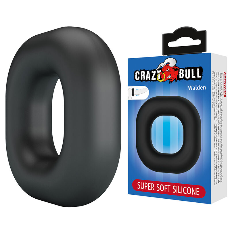 Crazy Bull-Walden Anello per Pene in Silicone Nero · Anelli & Guaine per pene (imaginea 6)
