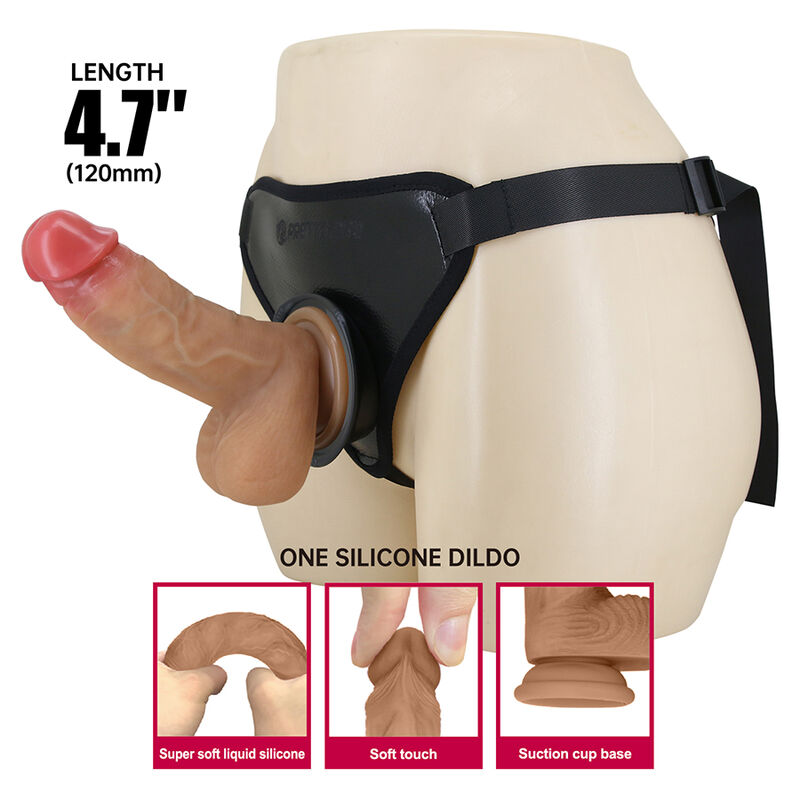 Pretty Love-Imbracatura Strap-on Universale con Dildo Realista · Dildo & Stimolatori (imaginea 4)