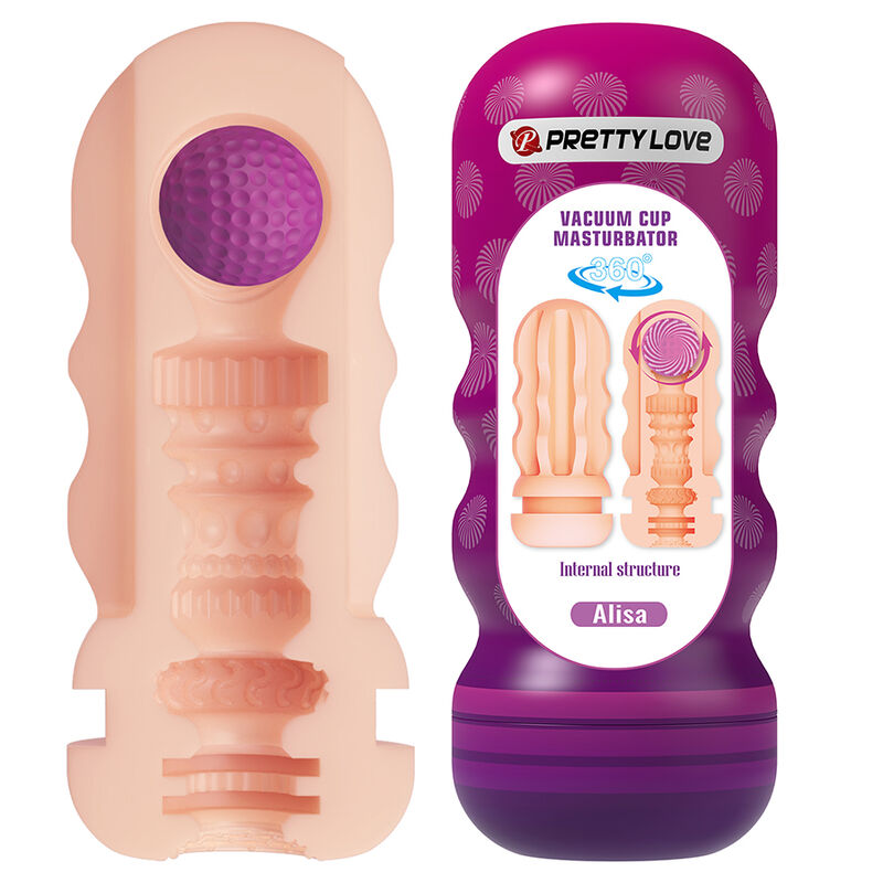 Pretty Love-Masturbatore vaginale con suzione e texture · Masturbatori