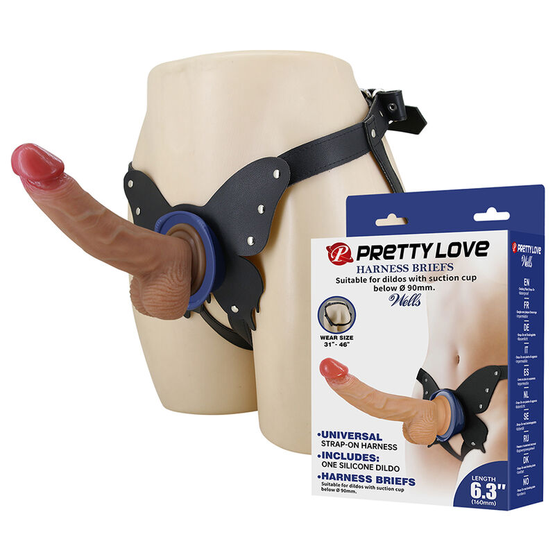 Pretty Love-Yeti Imbracatura Strap-on con Dildo con Ventosa · Dildo & Stimolatori