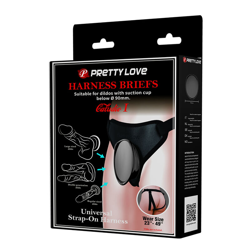 Pretty Love-Imbracatura Strap-on universale Nero 6 Pretty Love-Imbracatura Strap-on universale Nero · Strap-on & Imbracature (imaginea 6)