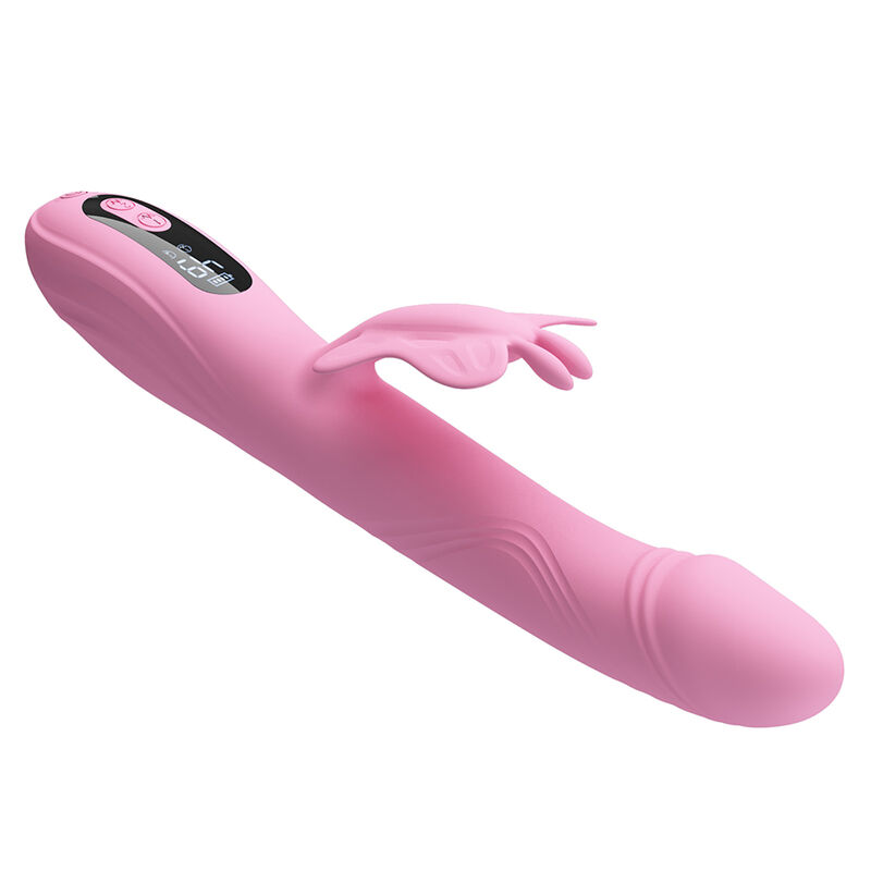Pretty Love-Bella Vibratore Rabbit con Farfalla e LED Rosa · Vibratori (immagine 3)