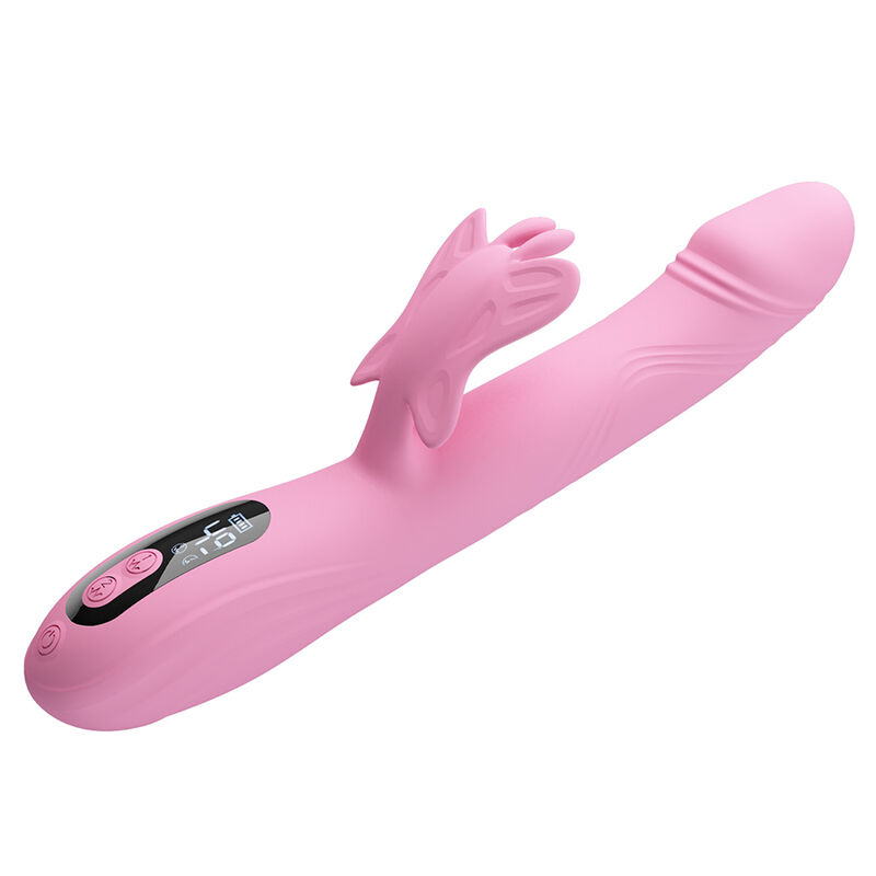 Pretty Love-Bella Vibratore Rabbit con Farfalla e LED Rosa · Vibratori (immagine 6)
