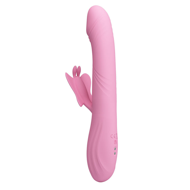 Pretty Love-Bella Vibratore Rabbit con Farfalla e LED Rosa · Vibratori (immagine 7)