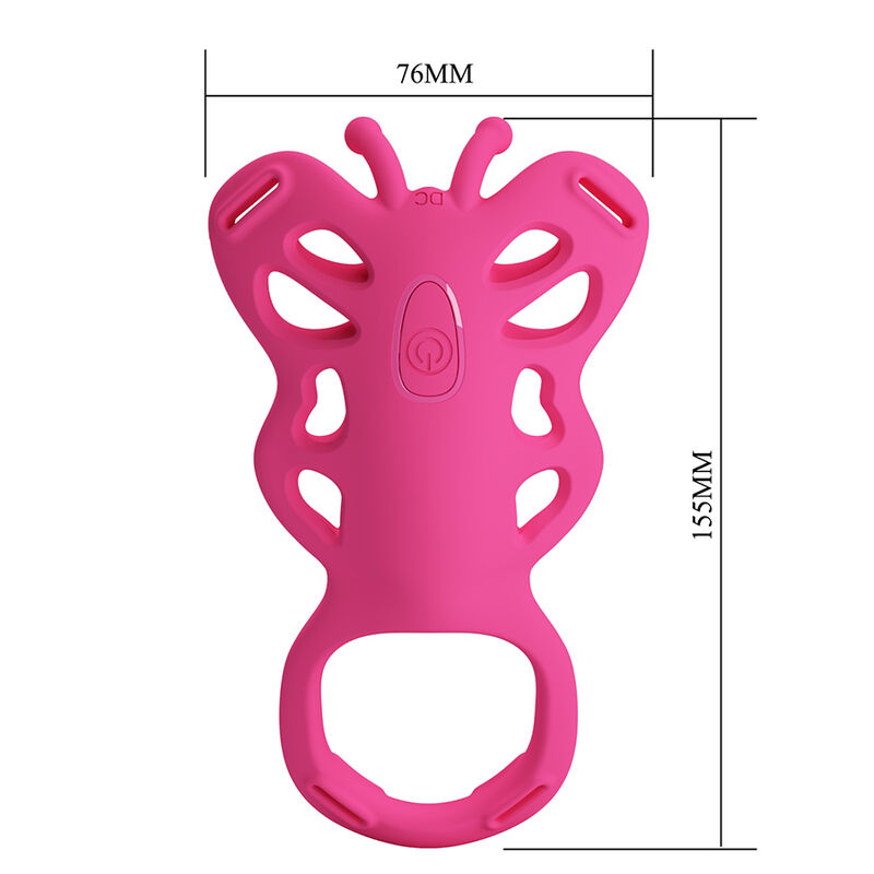 Pretty Love-Butterfly Vibrator Mutandine con Applicazione Rosa · Vibratori (imaginea 6)