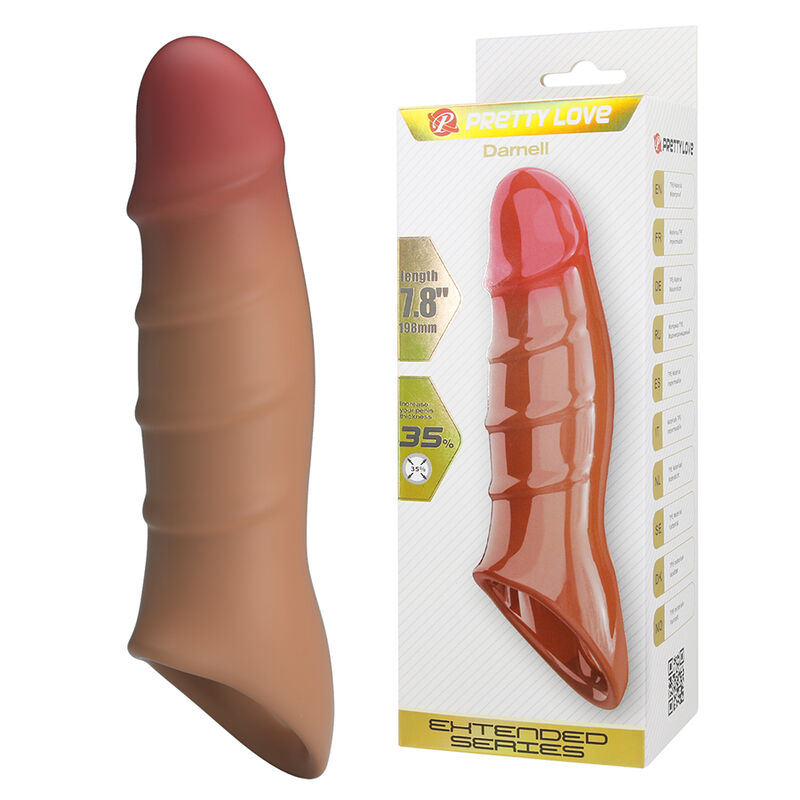 Pretty Love-Damien Guaina Realista per Pene · Anelli & Guaine per pene