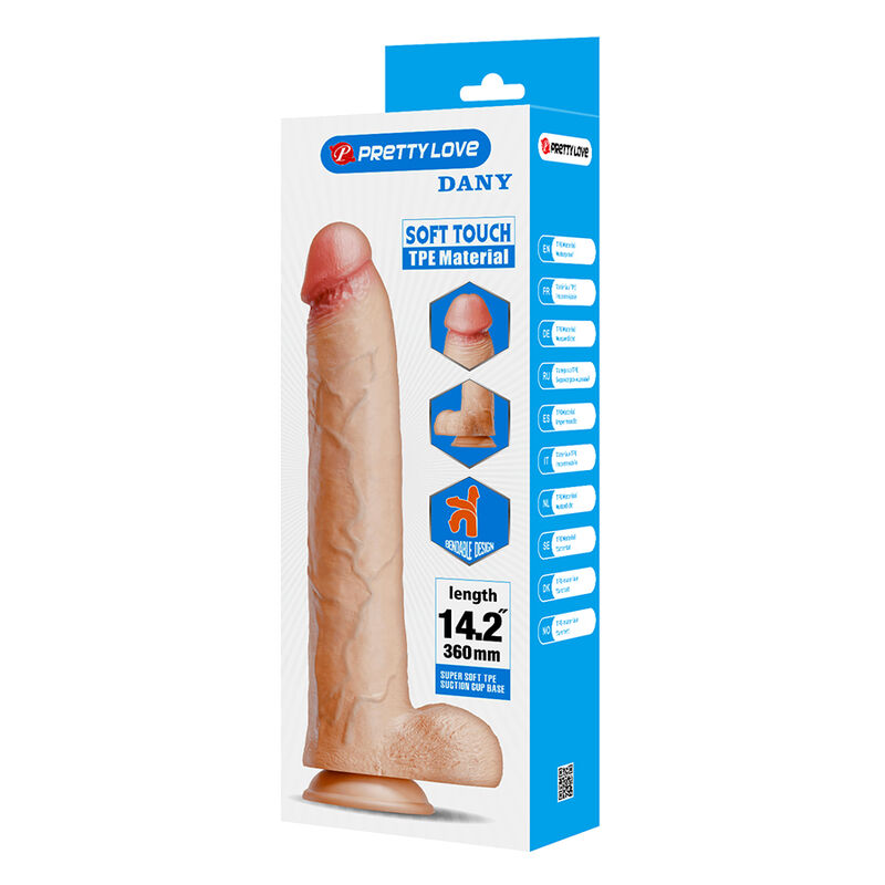 Pretty Love-Dany Dildo Realista Flessibile 36 cm Naturale 6 Pretty Love-Dany Dildo Realista Flessibile 36 cm Naturale · Dildo & Stimolatori (imaginea 6)