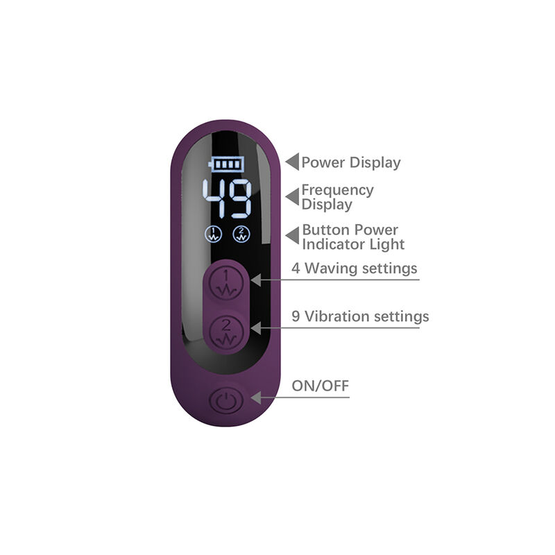 Pretty Love-Dee vibratore coniglio multifunzione Viola · Vibratori (imaginea 8)