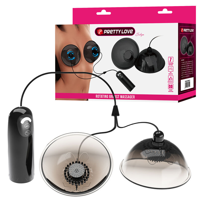 Pretty Love-Stimolatore di aspirazione e rotazione Nero 8 Pretty Love-Stimolatore di aspirazione e rotazione Nero · Vibratori (imaginea 8)