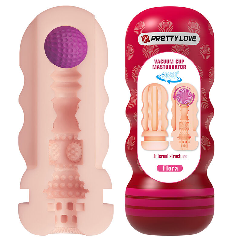 Pretty Love-Flora Masturbatore Vaginale con Suzione 1 Pretty Love-Flora Masturbatore Vaginale con Suzione · Masturbatori