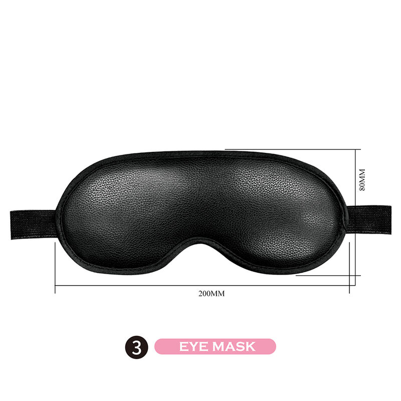 Pretty Love-Kit BDSM 8 Parti Nero · Accessori BDSM (immagine 10)