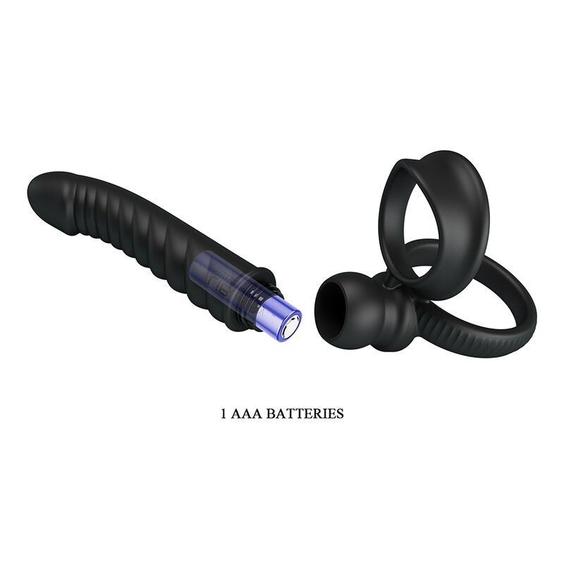 Pretty Love-Merritt Vibratore Anale con Anello Nero 4 Pretty Love-Merritt Vibratore Anale con Anello Nero · Giocattoli anali (imaginea 4)