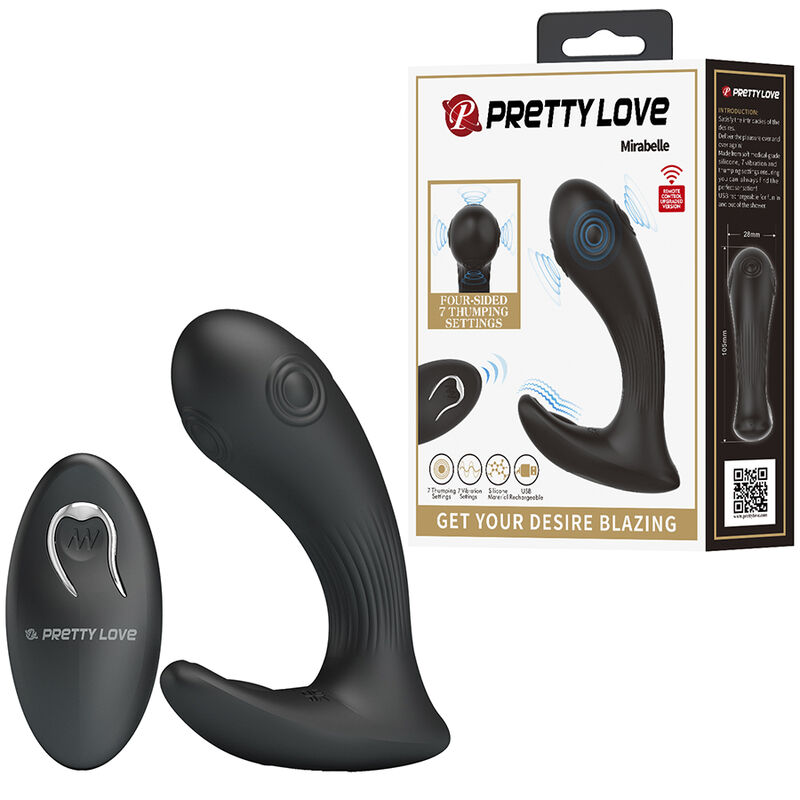 Pretty Love-Mirabelle Vibratore Prostata con Telecomando · Giocattoli anali (immagine 9)