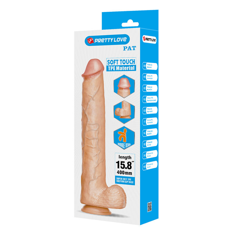Pretty Love-Cuckold Realista Flessibile 40 cm Naturale · Dildo & Stimolatori (imaginea 3)