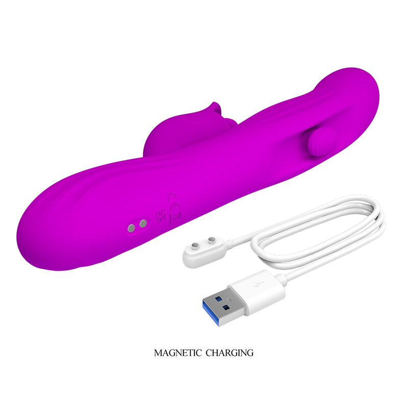 Pretty Love-Yalanda vibratore coniglio oscillante a LED Viola 7 PRETTY LOVE - YALANDA RABBIT OSCILLATING VIBRATOR WITH LED DISPLAY PURPLE · Vibratoare (imaginea 7)