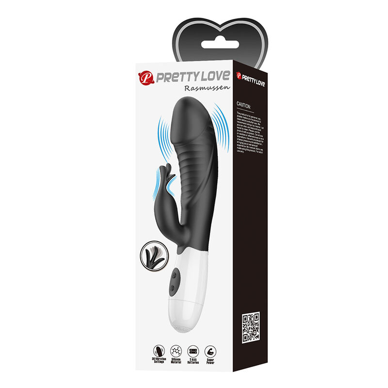 Pretty Love-Rasmussen Vibrator Rabbit 30 Funzioni Nero · Vibratori (imaginea 6)