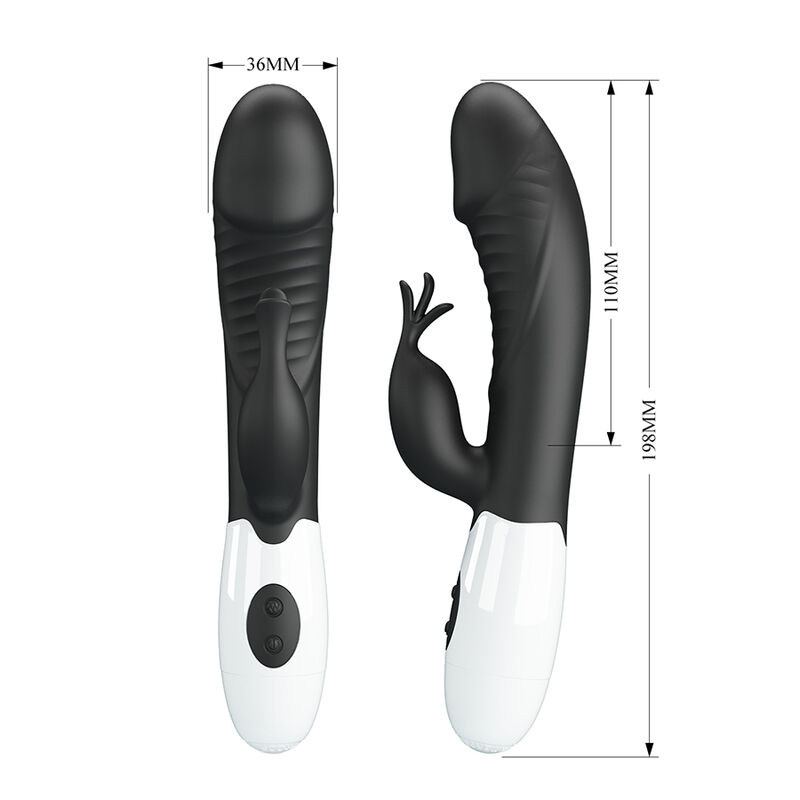 Pretty Love-Rasmussen Vibrator Rabbit 30 Funzioni Nero · Vibratori (imaginea 4)