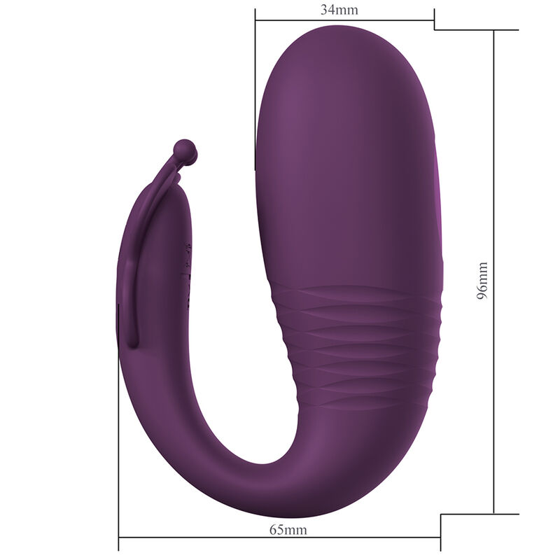 Pretty Love-Klay Uovo Vibratore con Spingere e Applicazione Viola 5 Pretty Love-Klay Uovo Vibratore con Spingere e Applicazione Viola · Giocattoli per coppie (imaginea 5)