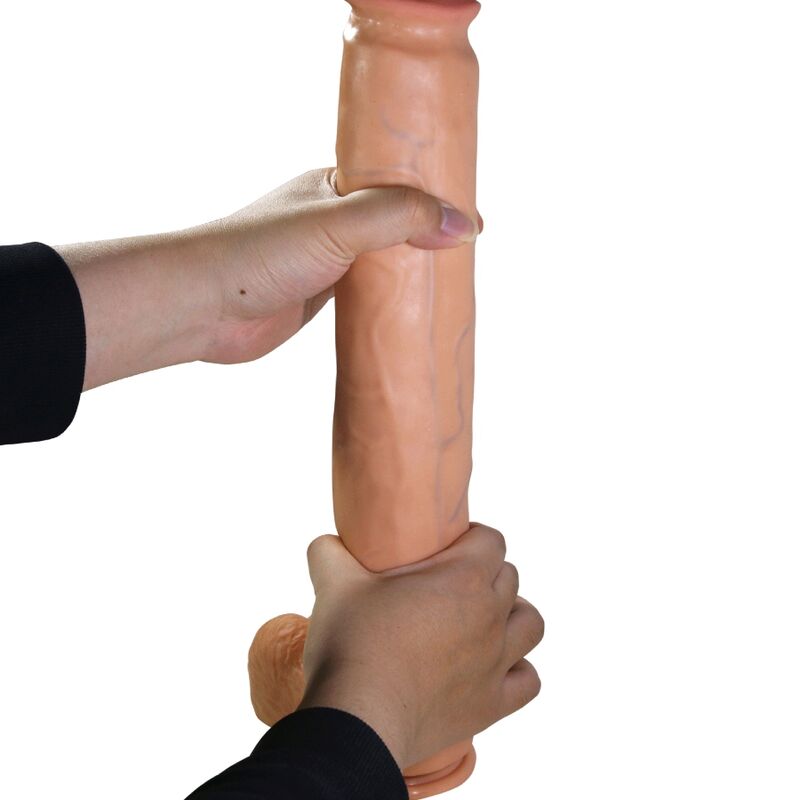 Pretty Love-Rael Dildo Realist Flessibile 40 cm Marrone · Dildo & Stimolatori (imaginea 6)