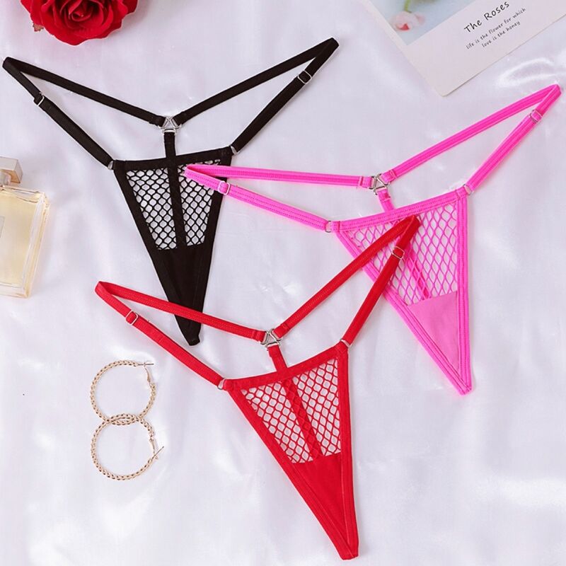 Chilirose-CR 4856 Tanga Micro in rete · Lingerie sexy donna (imaginea 4)