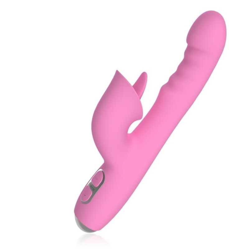 Nalone-T-May vibratore coniglio con spinta e oscillazione Rosa · Vibratori (immagine 5)