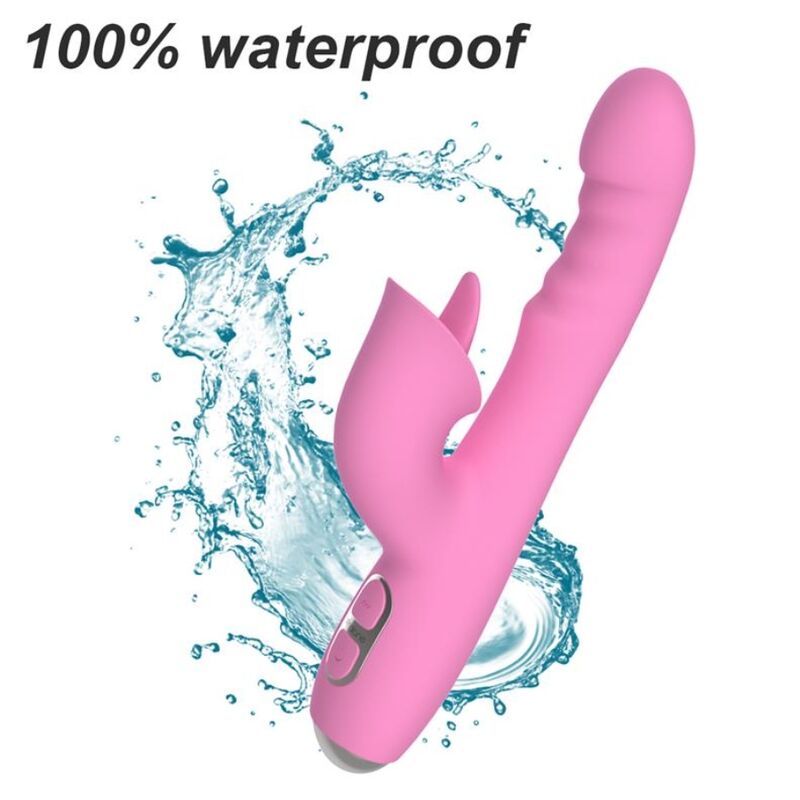 Nalone-T-May vibratore coniglio con spinta e oscillazione Rosa · Vibratori (immagine 4)