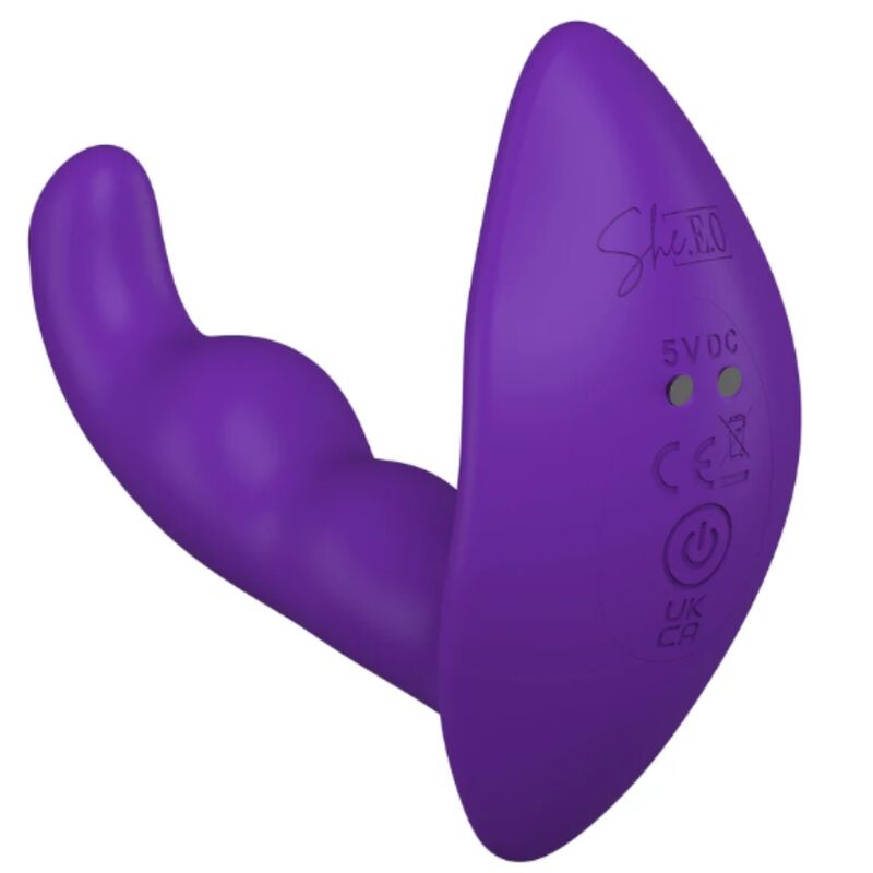 She.E.O-Stimolatore anale rotante con telecomando Viola · Giocattoli anali (imaginea 2)