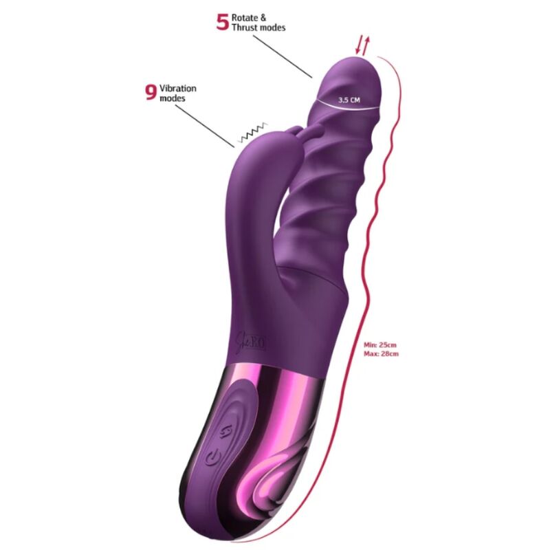 She.E.O-Vibratore Rabbit Swirl Viola · Vibratori (immagine 4)