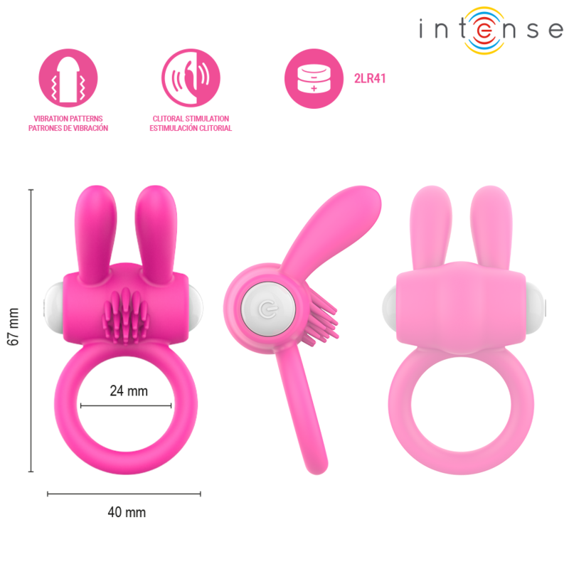 Intense-Hopps Anello Vibratore per Pene e Clitoride 22 Intense-Hopps Anello Vibratore per Pene e Clitoride · Anelli & Guaine per pene (imaginea 4)