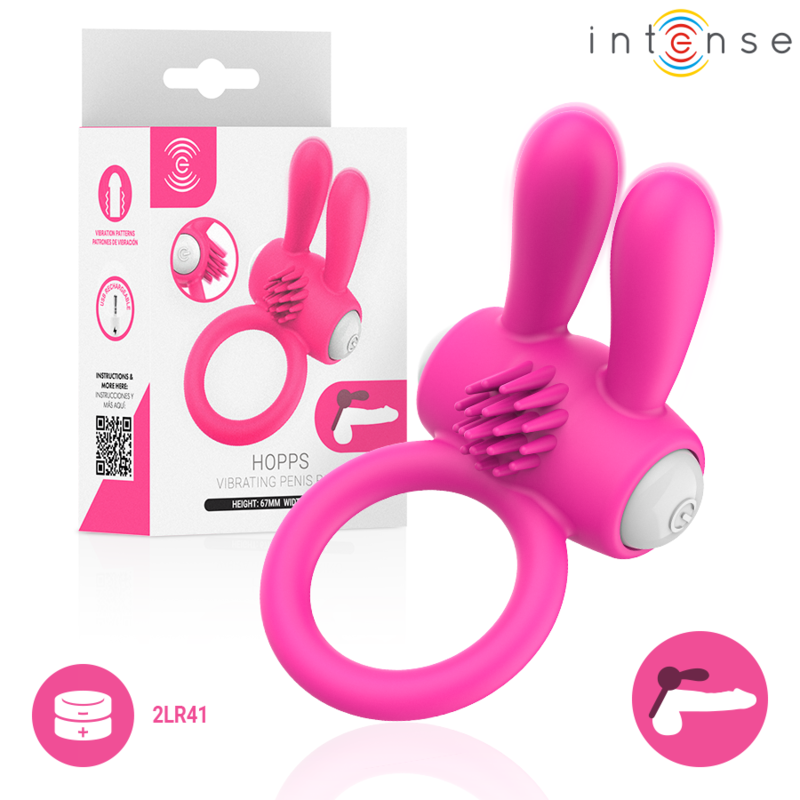 Intense-Hopps Anello Vibratore per Pene e Clitoride 31 Intense-Hopps Anello Vibratore per Pene e Clitoride