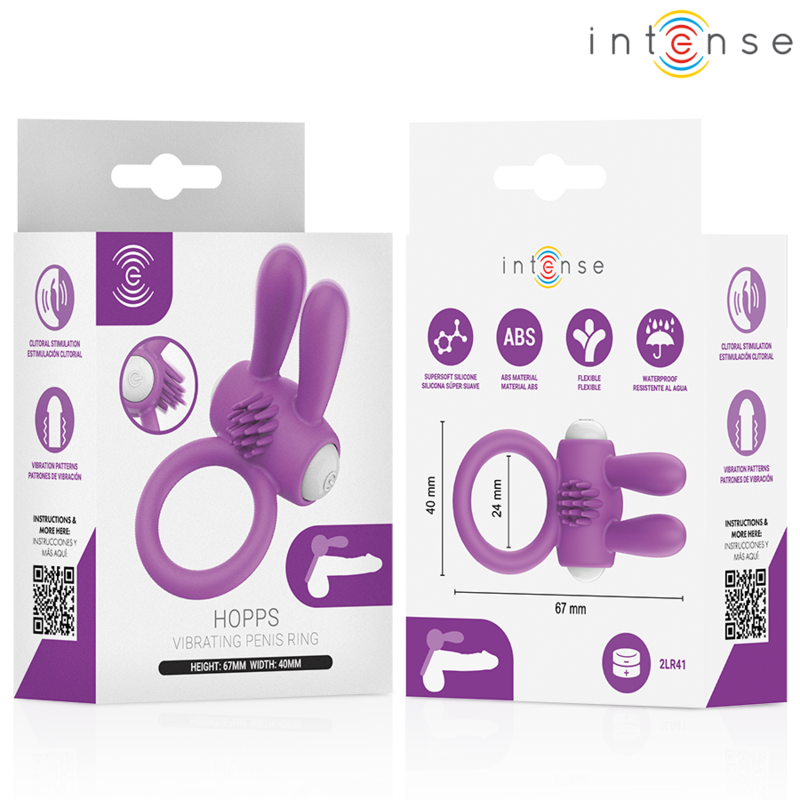 Intense-Hopps Anello Vibratore per Pene e Clitoride 26 Intense-Hopps Anello Vibratore per Pene e Clitoride · Anelli & Guaine per pene (imaginea 8)