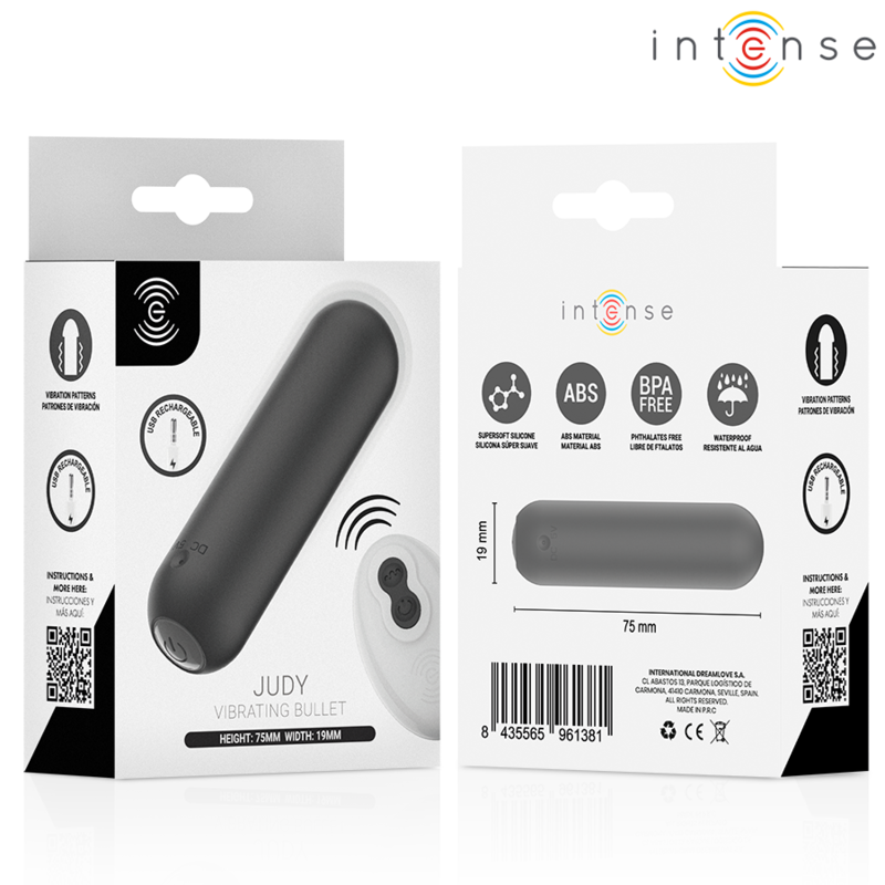 Intense-Judy Bullet Vibratore Ricaricabile con Telecomando 26 Intense-Judy Bullet Vibratore Ricaricabile con Telecomando · Vibratori (imaginea 6)