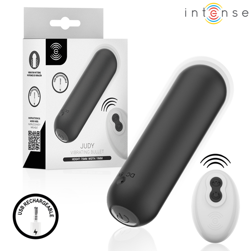 Intense-Judy Bullet Vibratore Ricaricabile con Telecomando · Vibratori