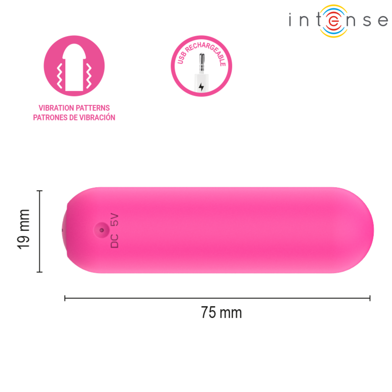 Intense-Judy Bullet Vibratore Ricaricabile con Telecomando 31 Intense-Judy Bullet Vibratore Ricaricabile con Telecomando · Vibratori (imaginea 11)