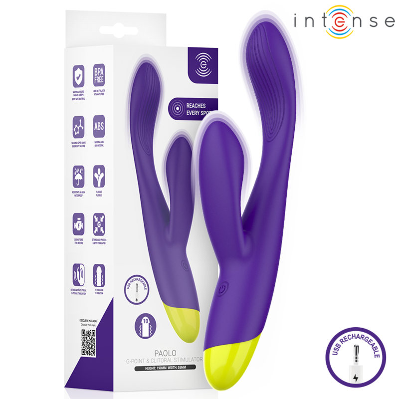 Intense-Paolo Vibratore Rabbit Punto G e Clitoride
