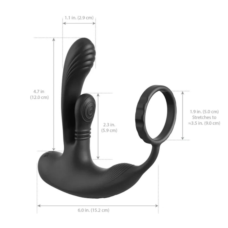 Anal Fantasy Elite-Ass-Gasm Stimolatore Anale e Perineo 5 Anal Fantasy Elite-Ass-Gasm Stimolatore Anale e Perineo — PIPEDREAMS · Anelli & Guaine per pene (imaginea 5)