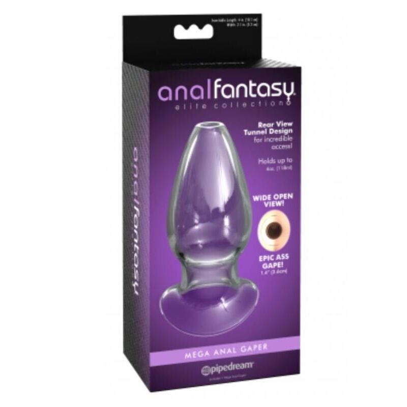 Anal Fantasy Elite-Mega Anal Gaper Plug anale Trasparente — PIPEDREAMS · Giocattoli anali (imaginea 3)