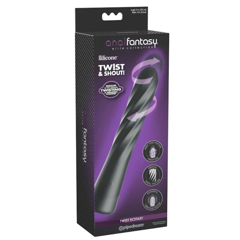 Anal Fantasy Elite-Twist Ecstasy Stimolatore Anale Rotativo 3 Anal Fantasy Elite-Twist Ecstasy Stimolatore Anale Rotativo — PIPEDREAMS · Giocattoli anali (immagine 3)