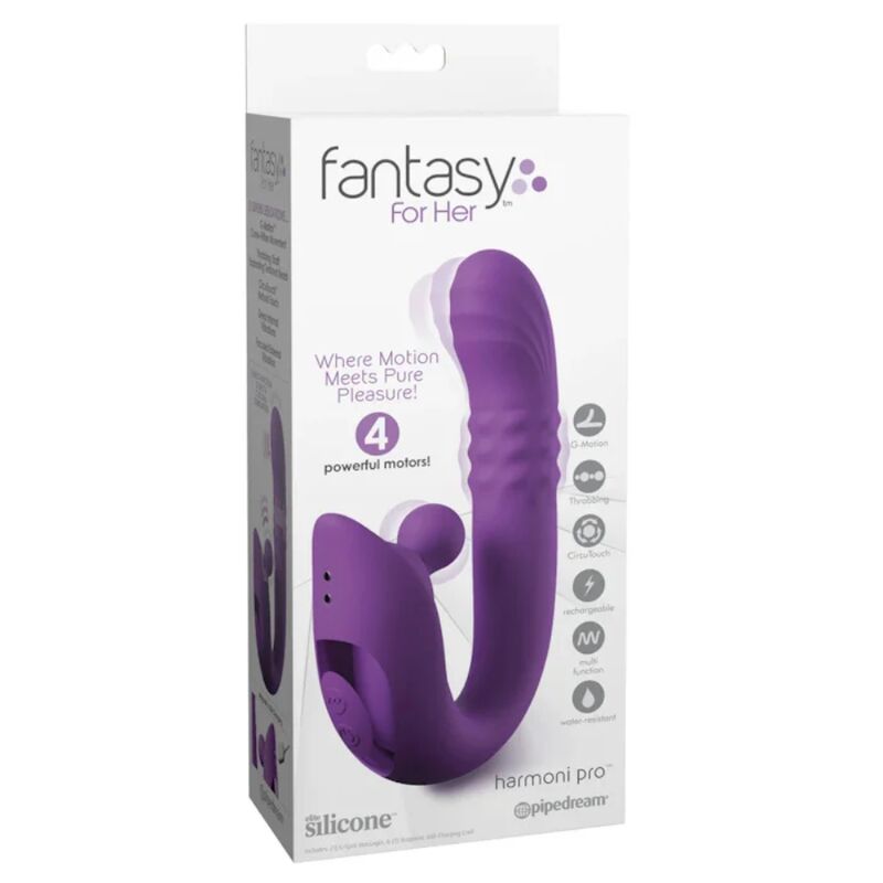 Fantasy For Her-Armoni Pro Vibratore Rabbit Viola — PIPEDREAMS · Vibratori (immagine 5)