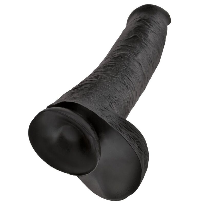 King Cock-Dildo realistico con testicoli 38 cm Nero — PIPEDREAMS · Dildo & Stimolatori (imaginea 2)