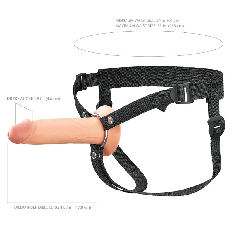 Fantasy X-Tensioni Elite-Strap-on Vuoto in Silicone 17,8 cm 5 Fantasy X-Tensioni Elite-Strap-on Vuoto in Silicone 17,8 cm — PIPEDREAMS · Strap-on & Imbracature (imaginea 5)