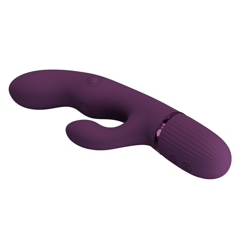 Pretty Love-Zach vibratore coniglio con movimento di spinta Viola · Vibratori (imaginea 6)