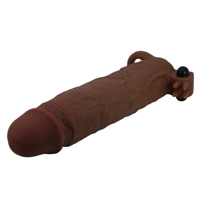 Pretty Love-Xerxes Guaina Vibratore per Pene 22 cm Marrone · Giocattoli anali (imaginea 8)