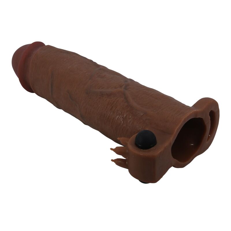 Pretty Love-Xerxes Guaina Vibratore per Pene 22 cm Marrone · Giocattoli anali (imaginea 5)