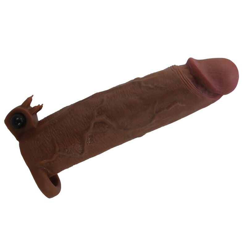 Pretty Love-Xerxes Guaina Vibratore per Pene 22 cm Marrone · Giocattoli anali (imaginea 4)