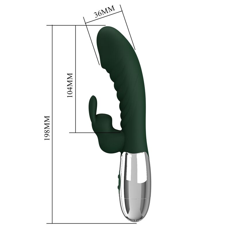 Pretty Love-Naughty Bunny Vibrator Rabbit 30 Funzioni Verde · Vibratori (imaginea 6)