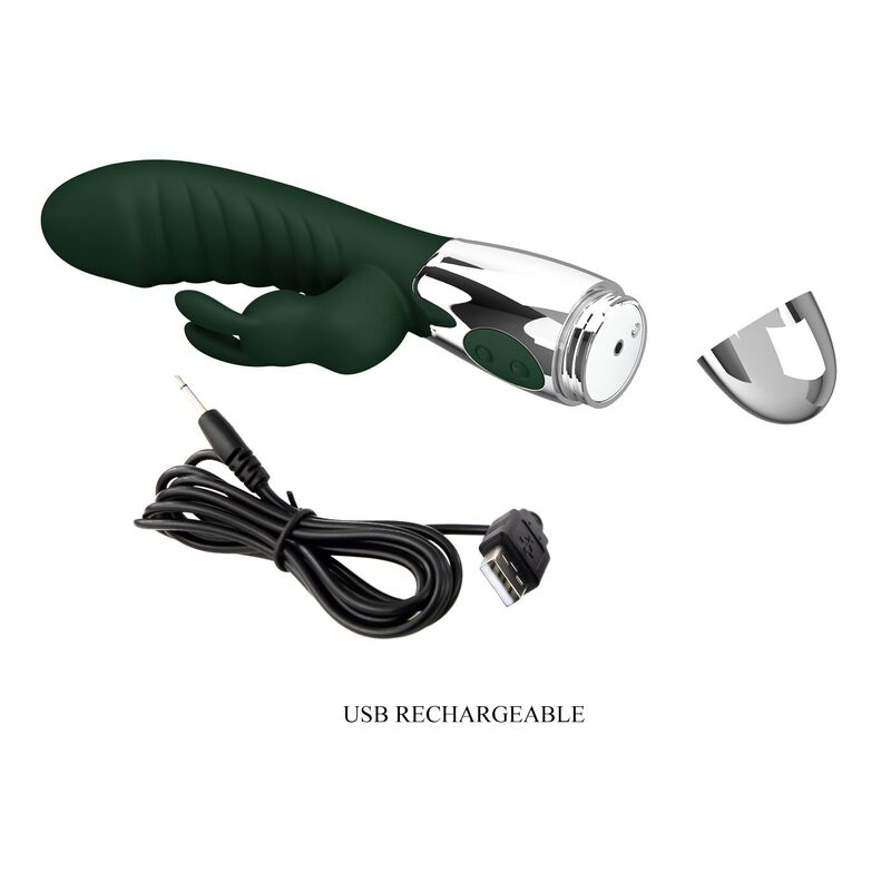 Pretty Love-Naughty Bunny Vibrator Rabbit 30 Funzioni Verde · Vibratori (imaginea 2)