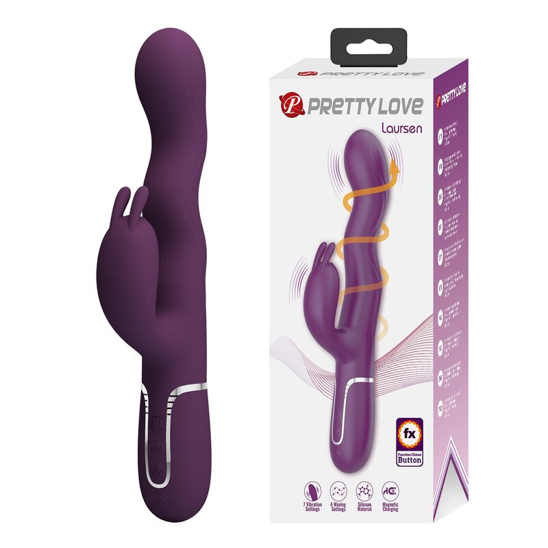 Pretty Love-Loursen vibratore coniglio con spinta Viola · Vibratori